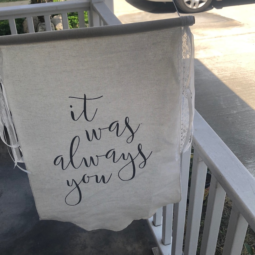 Banner wedding
